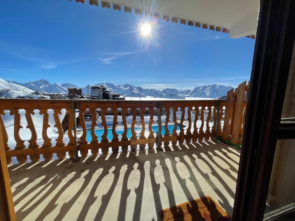 Superbe Studio Avec Vue Exceptionnelle Alpe d'Huez Buitenkant foto